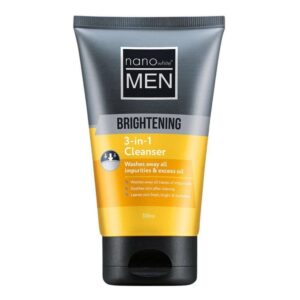 Nano White Men Brightening 3-In-1 Cleanser