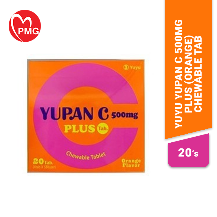 Yuyu Yupan C 500mg Plus (Orange) Chewable Tablet