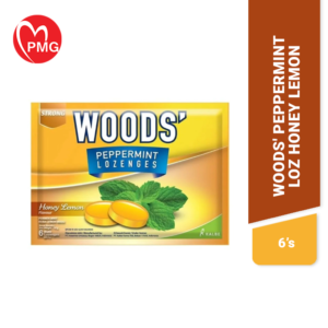 Woods Peppermint Lozenges Honey Lemon