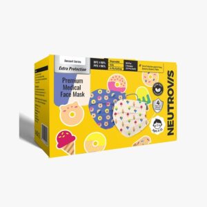 Neutrovis Kids Premium Medical 4ply Face Mask  (Dessert Series)
