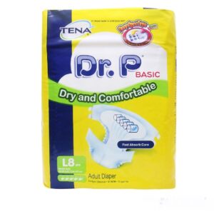 Dr P Basic By Tena Adult Diaper 8s (Pack)