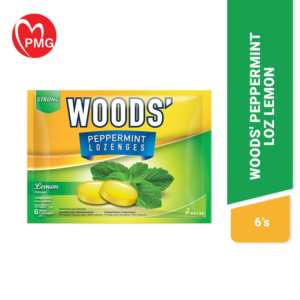 Woods Peppermint Lozenges Lemon