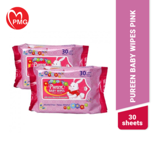 Pureen Baby Wipes Pink