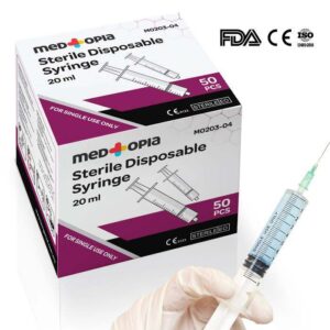 Medtopia Disposable Syringe Luer Slip 20ml