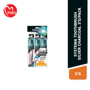 Systema Toothbrush Silver Charcoal