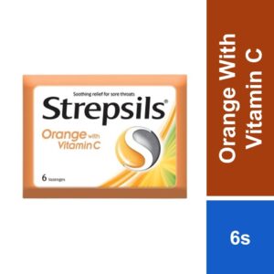 Strepsils Orange With Vitamin C
