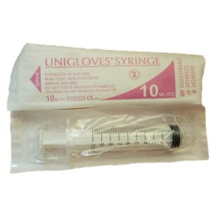 Unigloves 10ml Syringe Luer Slip