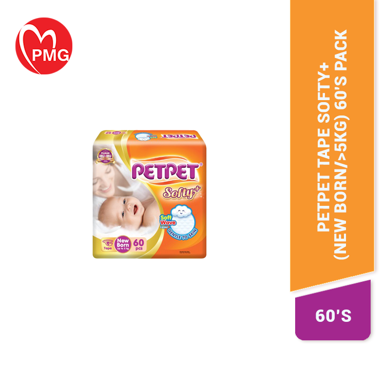 Petpet Tape Softy+ (New Born/>5Kg)