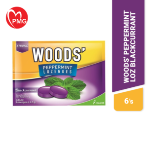 Woods Peppermint Lozenges Blackcurrant