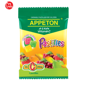 Appeton A-Z Kids Vitamin C 30mg Pastilles Sachet