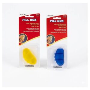 Acu-Life Daily Pill Box Kidney Shaped