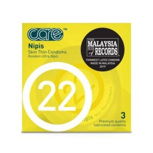 Care 22 Nipis Skin Thin Condoms