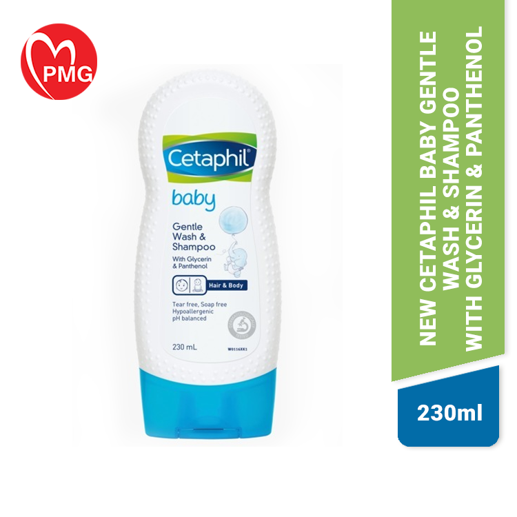 New Cetaphil Baby Gentle Wash & Shampoo With Glycerin & Panthenol