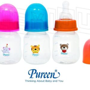 Pureen EZGB 01 Easy Grip Feeding Bottle 30z (Random Design)