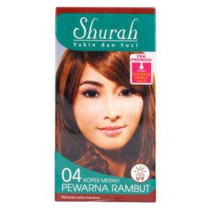 Shurah Pewarna Rambut (04 Koper Merah )