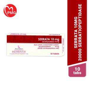 Serrata 10mg 20000 Serratioptidase Strip