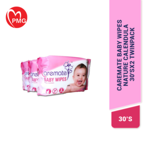 Caremate Baby Wipes 30s x 2 (Twin Pack)