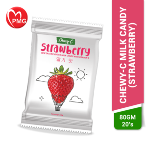 CHEWY-C MILK CANDY 80GM 20'S