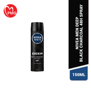 Nivea Men Deep Black Charcoal 48h Spray