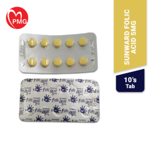 Sunward Folic Acid 5mg Tablet