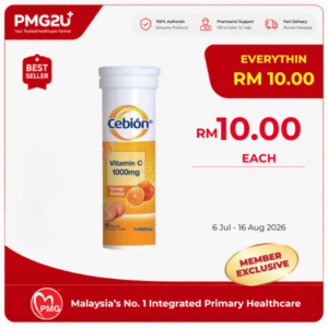Merck Cebion Vitamin C Effervescent Orange 1G + Calcium Per Tube