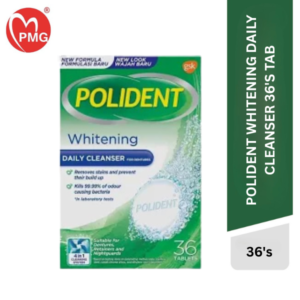 Polident Whitening Daily Cleanser Tab