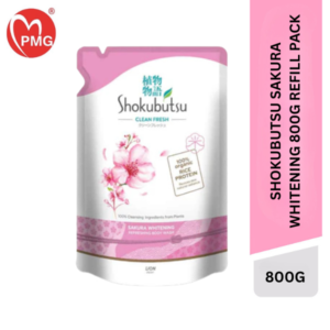 Shokubutsu Sakura Whitening 800G Refill Pack
