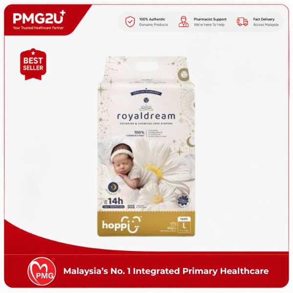 HOPPI Royal Dream (L / Tape) Diapers 40's