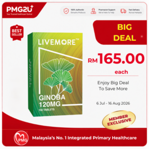 LIVEMORE Ginoba 120mg Tablets 150's