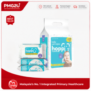 HOPPI Baby Wet Wipes 80's 3 Pack (Value Pack)