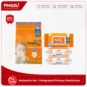 HOPPI Antibacterial Wipes 80's 3 Pack (Value Pack)