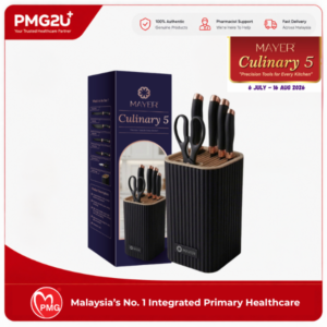 Mayer Culinary 5 Series - 6 pcs Non-stick High Carbon Stainless Steel Knife set W/block